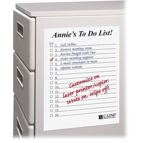 Sheets, Dryerase, 11X8.5 5PK
